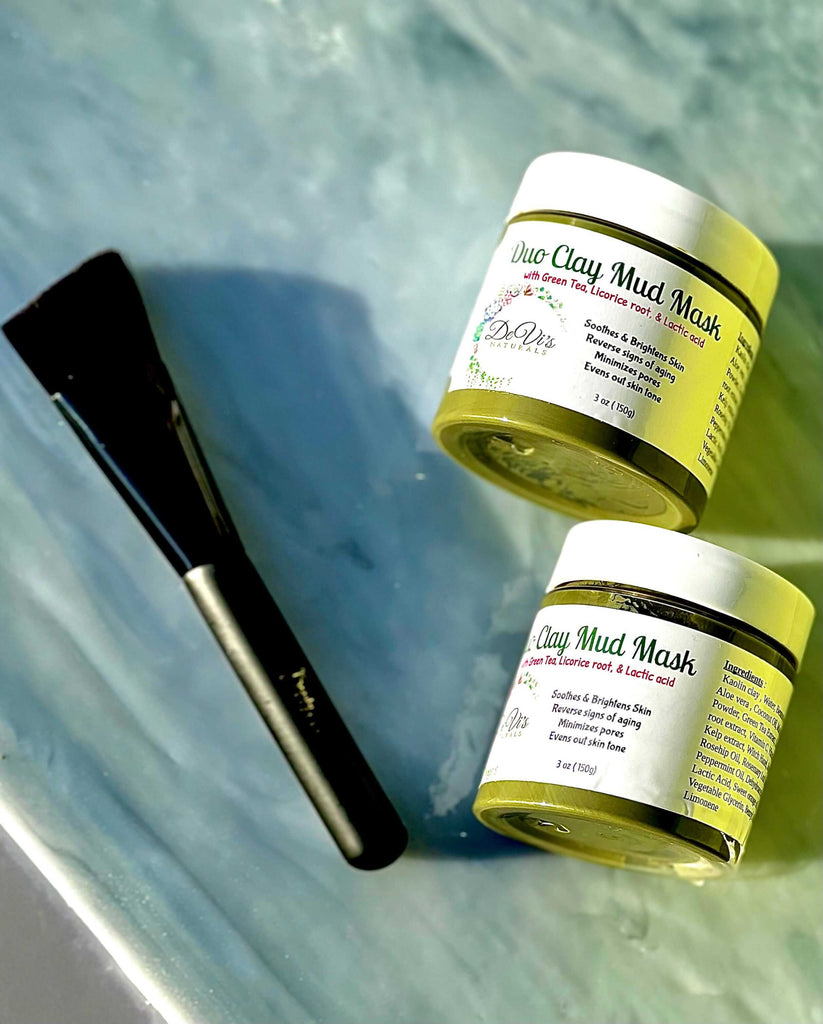 DeVi's Naturals Duo Clay Mud Mask with Matcha Green Tea